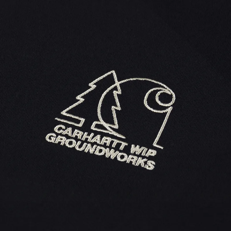 Carhartt WIP Groundworks T Shirt Black-2