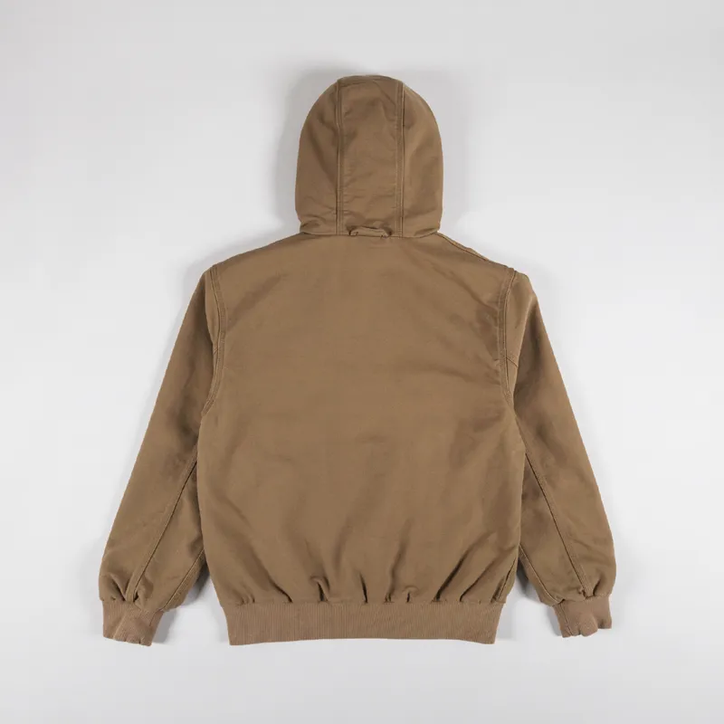 Carhartt WIP Active Jacket Hamilton Brown Rinsed-2