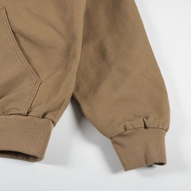 Carhartt WIP Active Jacket Hamilton Brown Rinsed-6