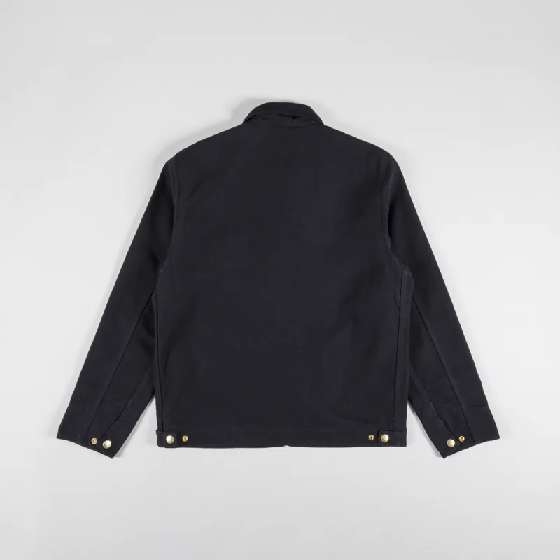 Carhartt WIP Detroit Jacket Black Rinsed-2