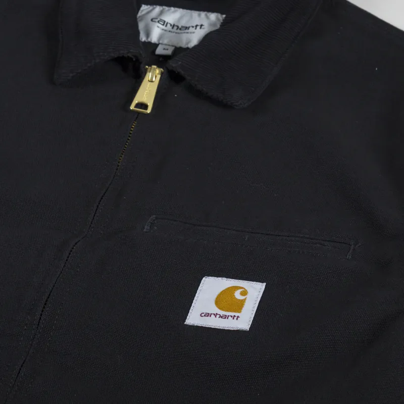 Carhartt WIP Detroit Jacket Black Rinsed-6