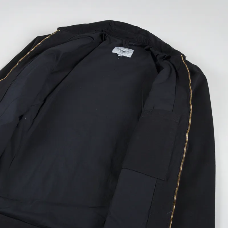 Carhartt WIP Detroit Jacket Black Rinsed-5
