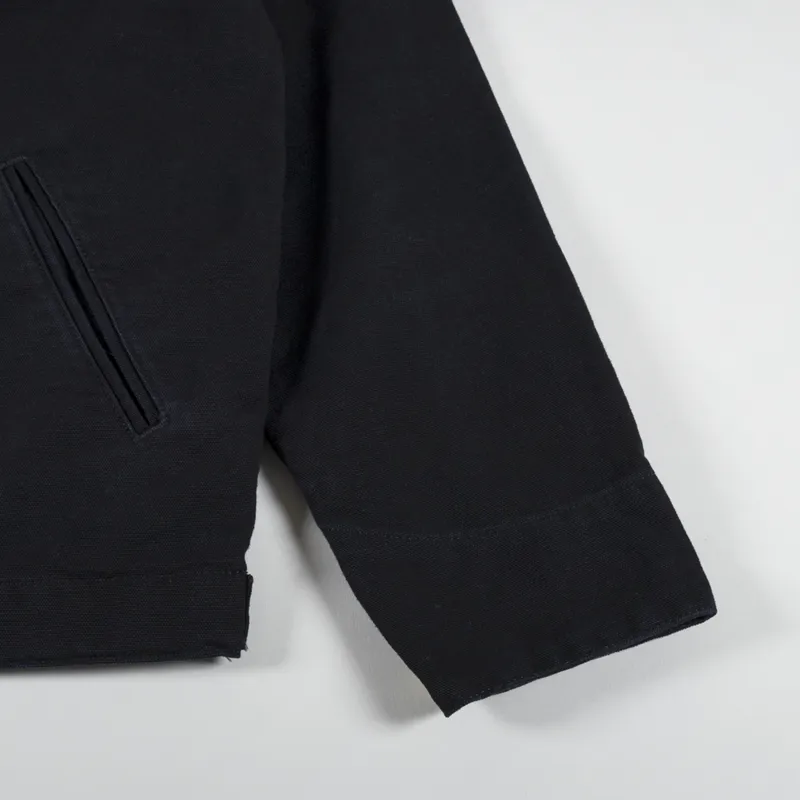 Carhartt WIP Detroit Jacket Black Aged Canvas-7
