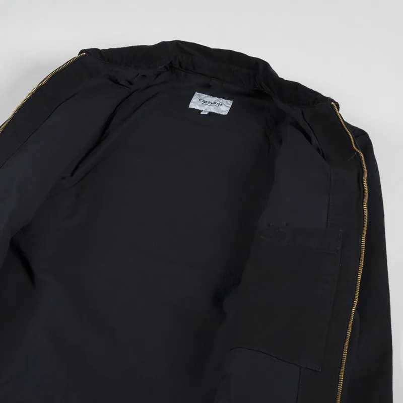 Carhartt WIP Detroit Jacket Black Aged Canvas-4