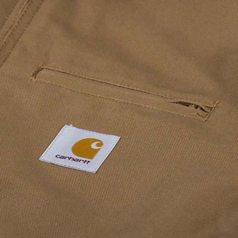 Carhartt WIP Detroit Jacket Hamilton Brown Tobacco Rinsed-8