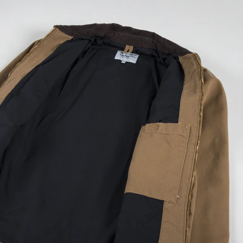 Carhartt WIP Detroit Jacket Hamilton Brown Tobacco Rinsed-4
