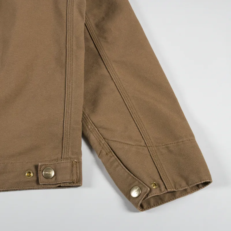 Carhartt WIP Detroit Jacket Hamilton Brown Tobacco Rinsed-9