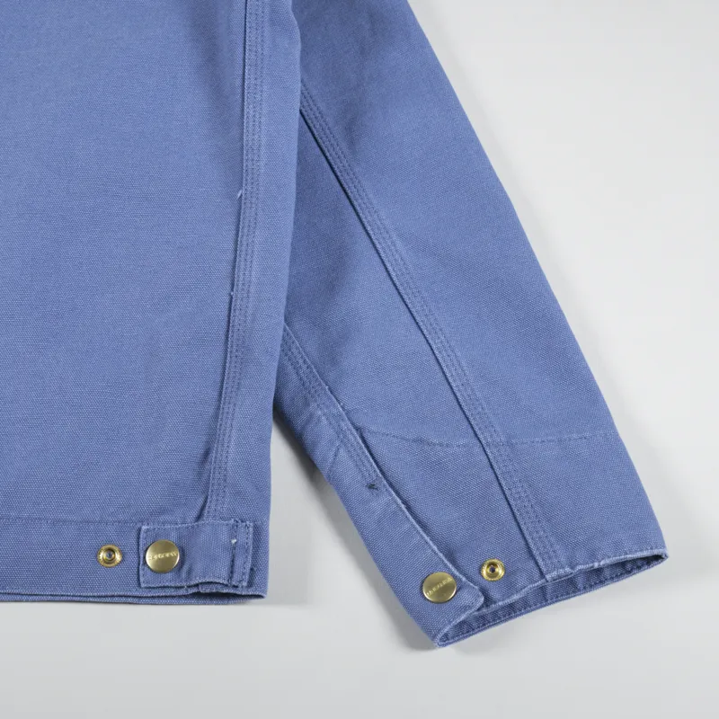 Carhartt WIP Detroit Jacket Bay Blue Aged Canvas-8