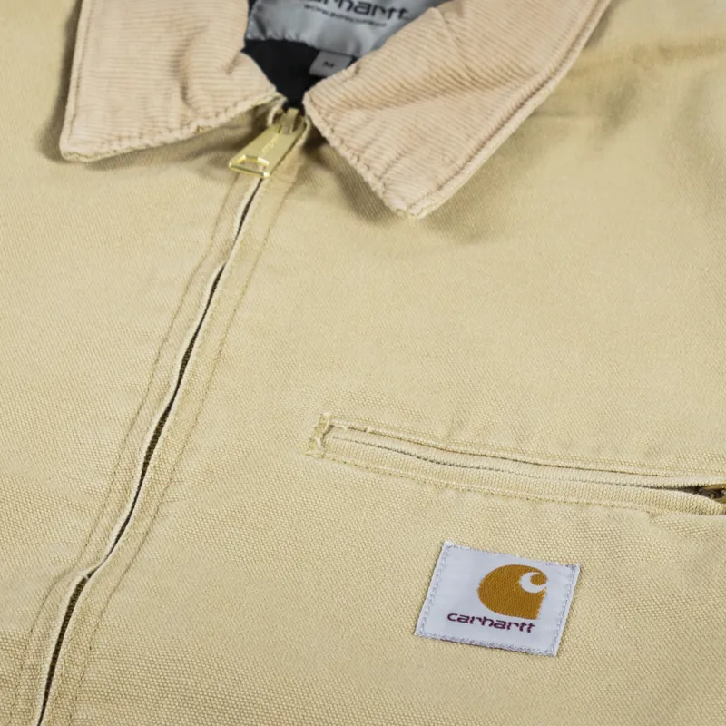 Carhartt WIP Detroit Jacket Bourbon Aged Canvas-6