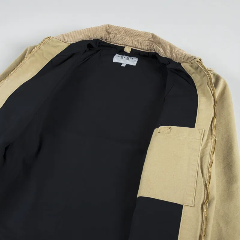Carhartt WIP Detroit Jacket Bourbon Aged Canvas-4