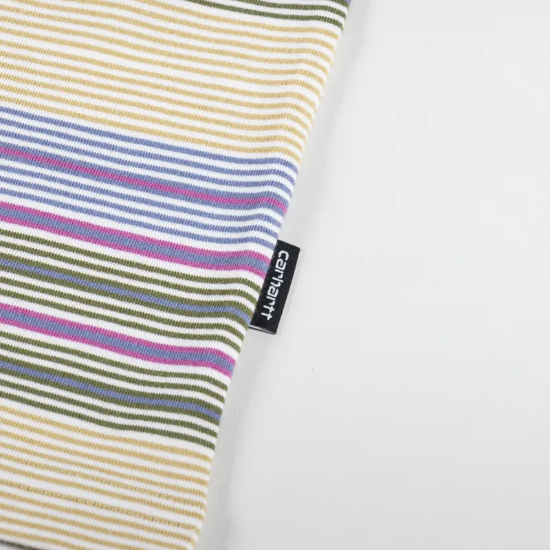 Carhartt WIP Coby T Shirt Colby Stripe Bourbon-3