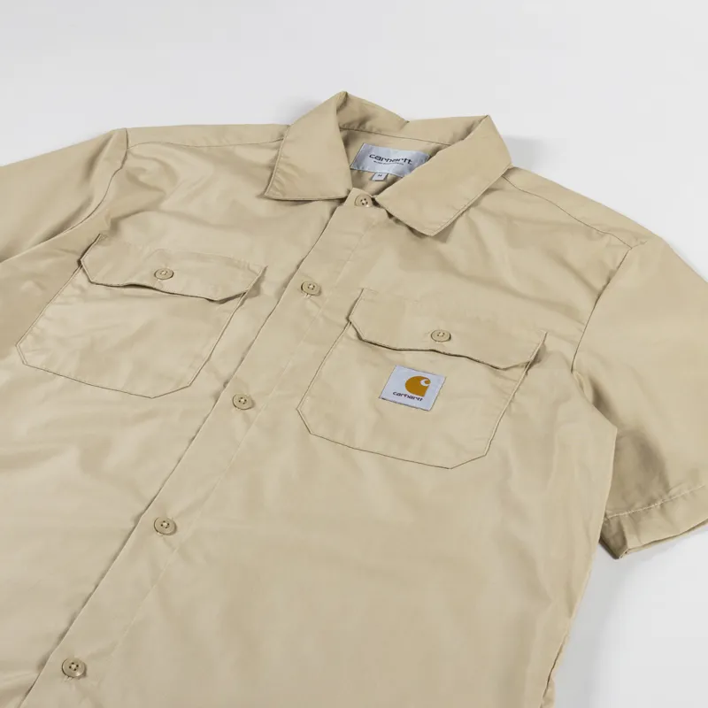 Carhartt WIP Short Sleeve Craft Shirt Sable-1