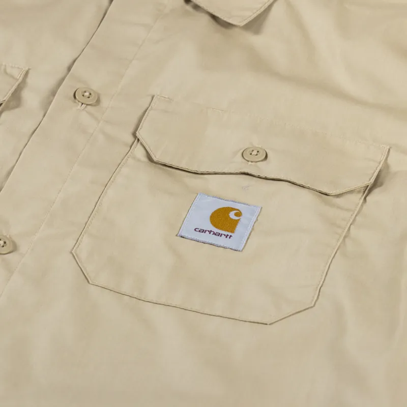 Carhartt WIP Short Sleeve Craft Shirt Sable-3