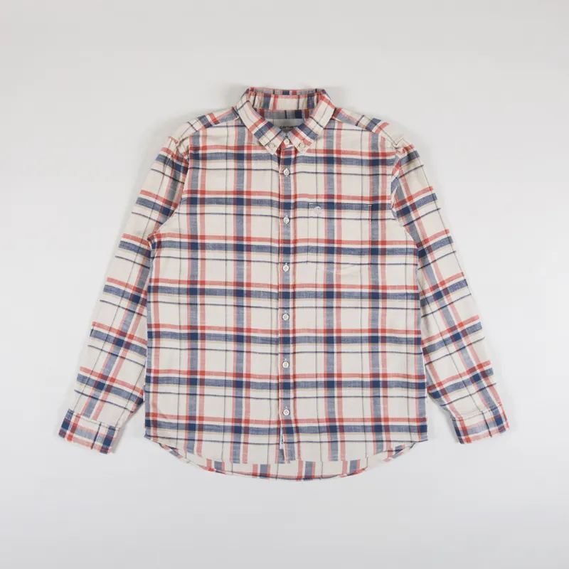 Carhartt WIP Long Sleeve Swenson Shirt Check Tonic