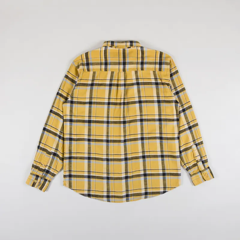 Carhartt WIP Long Sleeve Swenson Shirt Check Sunray-1