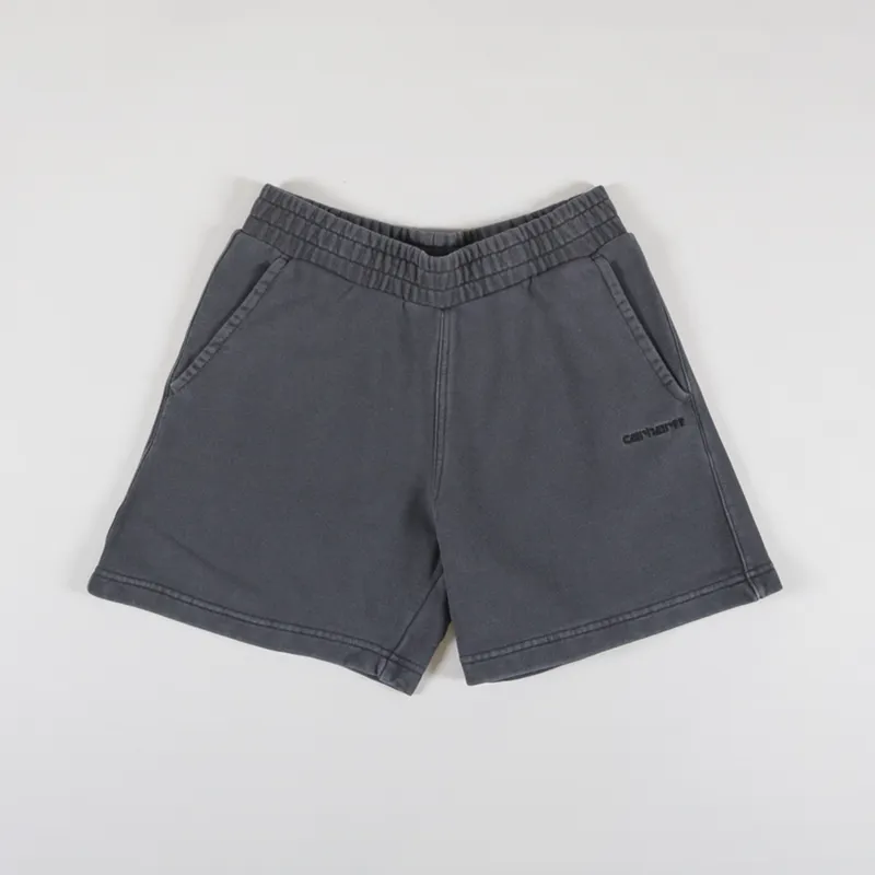 Carhartt WIP Womens Duster Sweat Short Black Garment Dyed-4