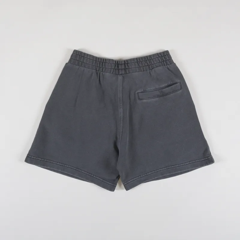 Carhartt WIP Womens Duster Sweat Short Black Garment Dyed-5