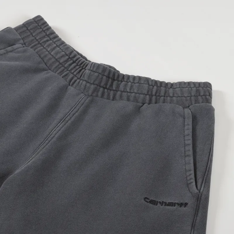 Carhartt WIP Womens Duster Sweat Short Black Garment Dyed-6