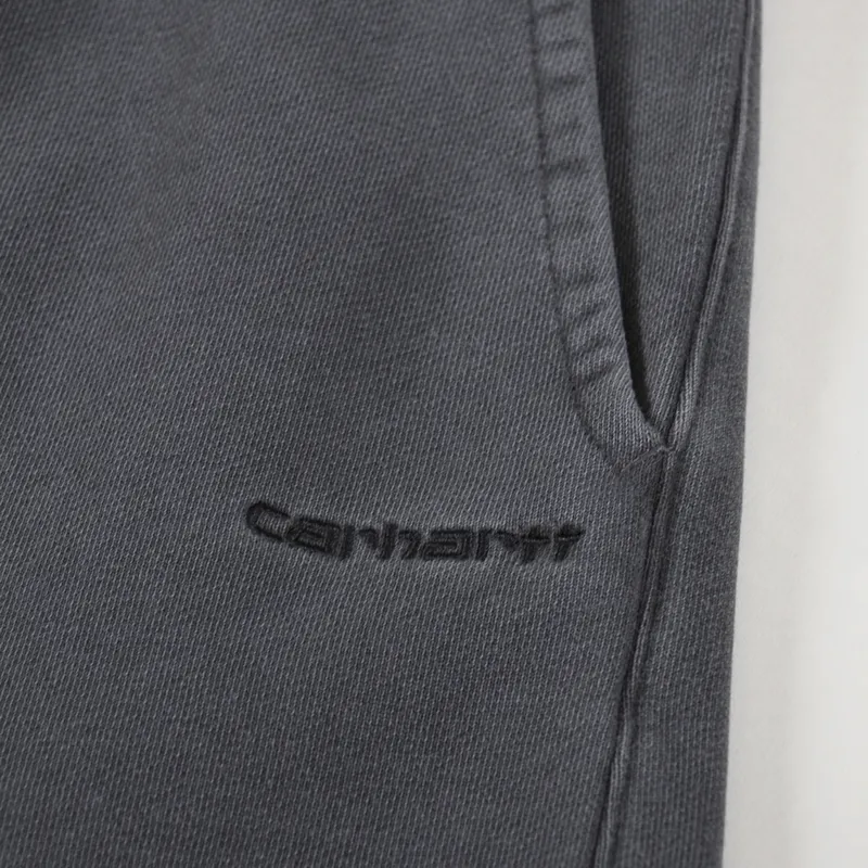 Carhartt WIP Womens Duster Sweat Short Black Garment Dyed-8