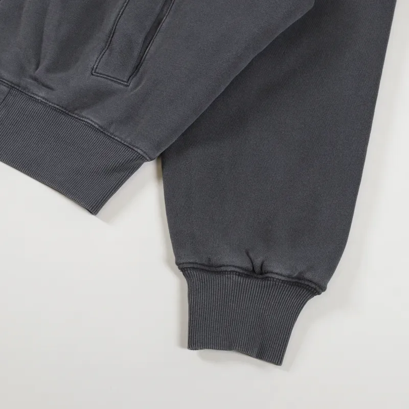 Carhartt WIP Womens Nelson Sweat Bomber Charcoal-11