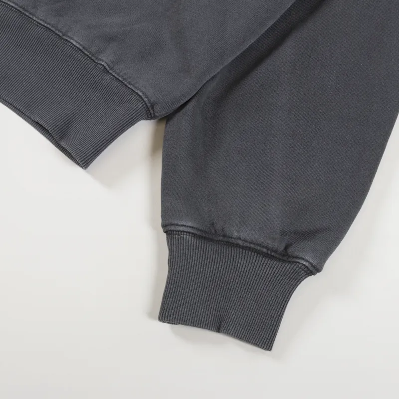 Carhartt WIP Womens Nelson Sweat Bomber Charcoal-10