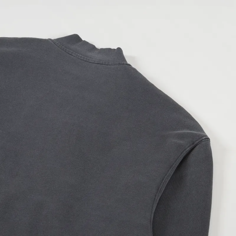 Carhartt WIP Womens Nelson Sweat Bomber Charcoal-7