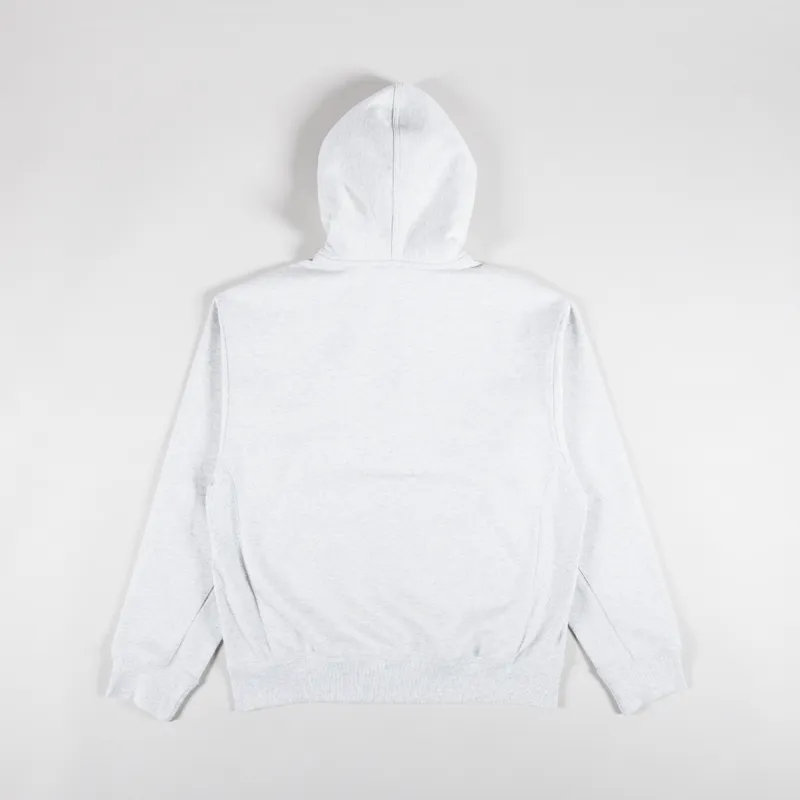 Carhartt WIP Hooded American Script Jacket Ash Heather-2