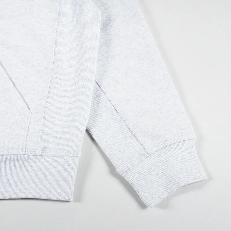 Carhartt WIP Hooded American Script Jacket Ash Heather-7