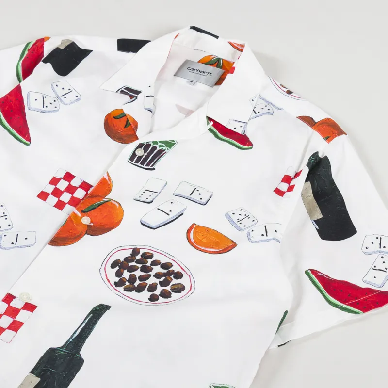 Carhartt WIP Isis Maria Dinner Shirt White-2