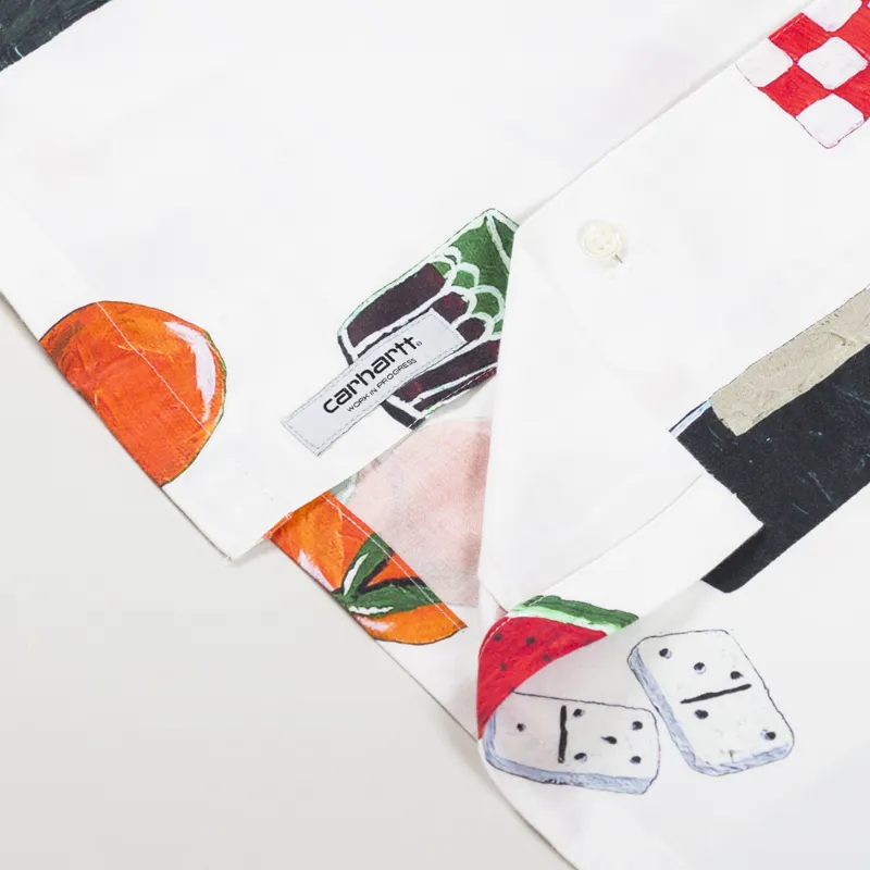 Carhartt WIP Isis Maria Dinner Shirt White-5