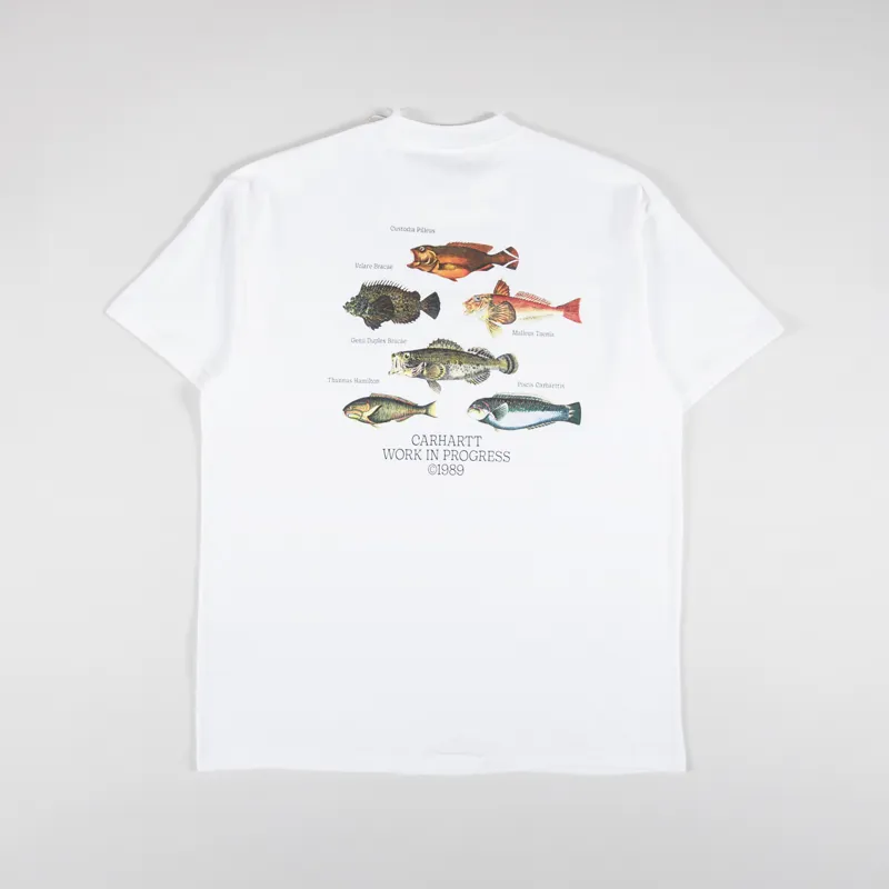 Carhartt WIP Fish T Shirt White