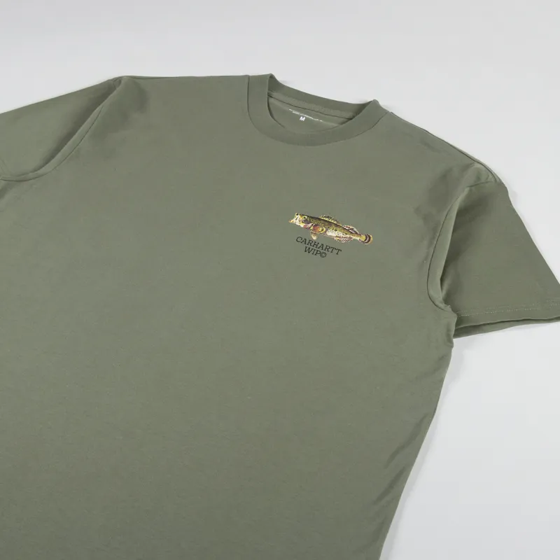 Carhartt WIP Fish T Shirt Dollar Green-3