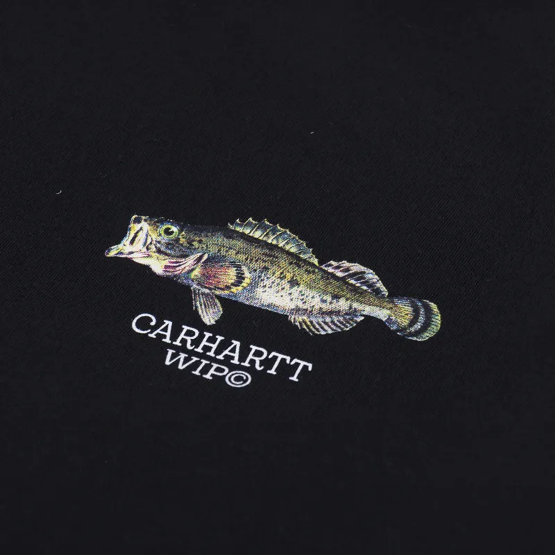 Carhartt WIP Fish T Shirt Black-3