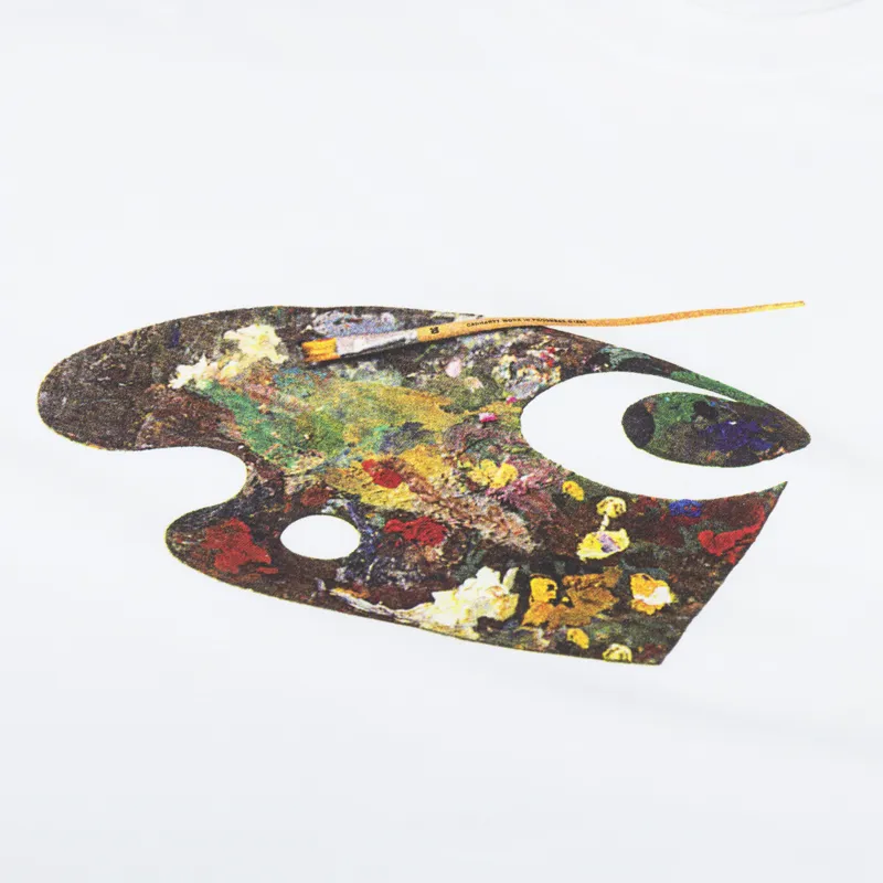 Carhartt WIP Palette T Shirt White-2