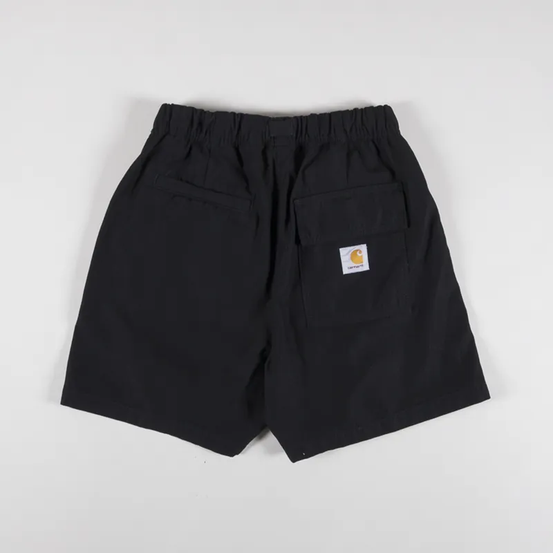 Carhartt WIP Hayworth Short Black Rinsed-1