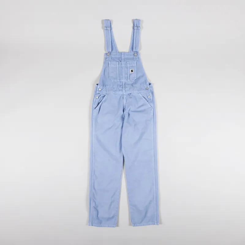 Carhartt WIP Womens Garrison Bib Overall Frosted Blue-4