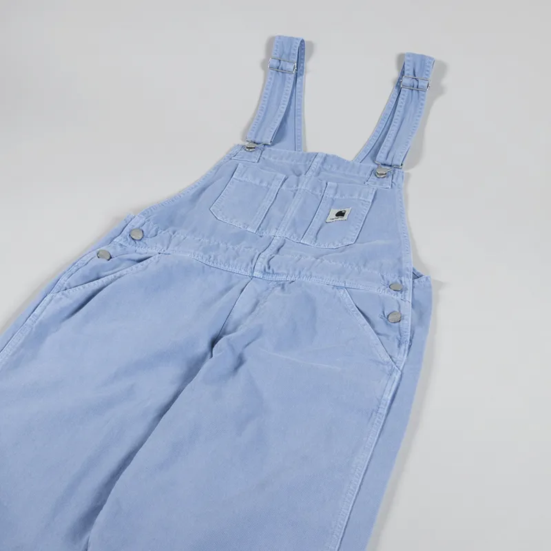Carhartt WIP Womens Garrison Bib Overall Frosted Blue-7