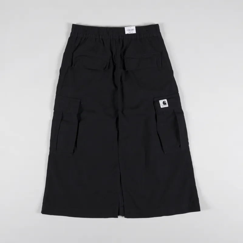 Carhartt WIP Womens Jet Cargo Skirt Black-4