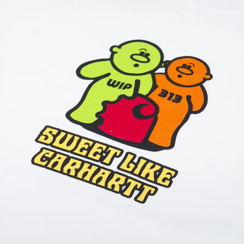 Carhartt WIP Gummy T Shirt White-2