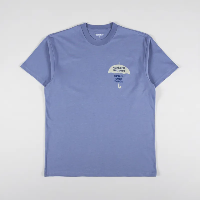 Carhartt WIP Covers T Shirt Bay Blue-1