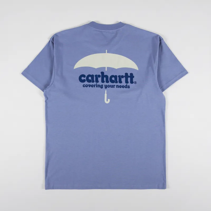 Carhartt WIP Covers T Shirt Bay Blue