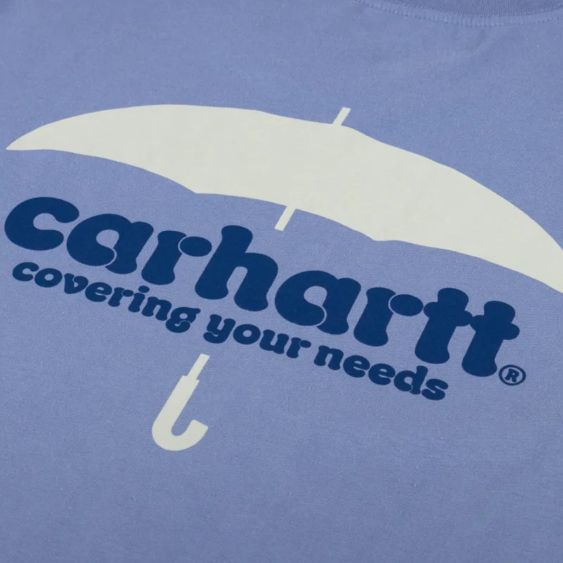 Carhartt WIP Covers T Shirt Bay Blue-4