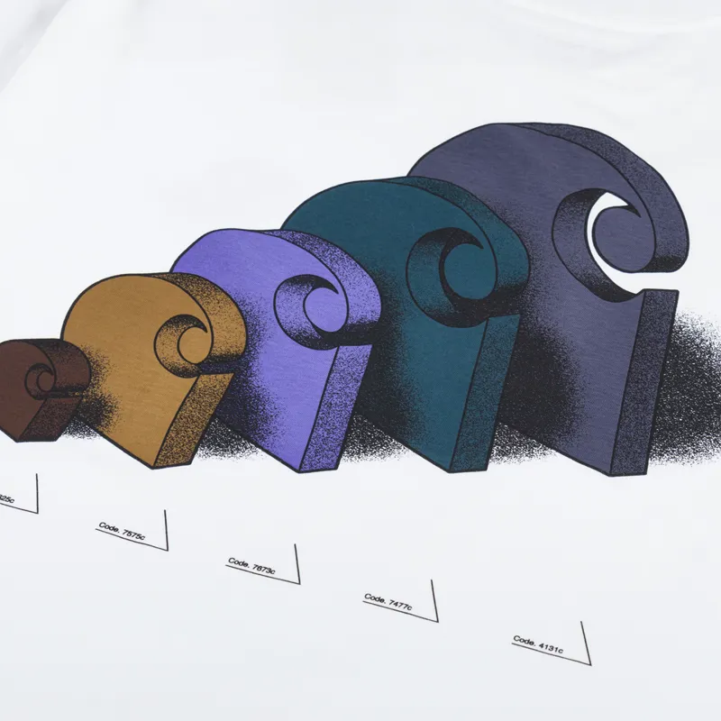 Carhartt WIP Diagram C T Shirt White-4