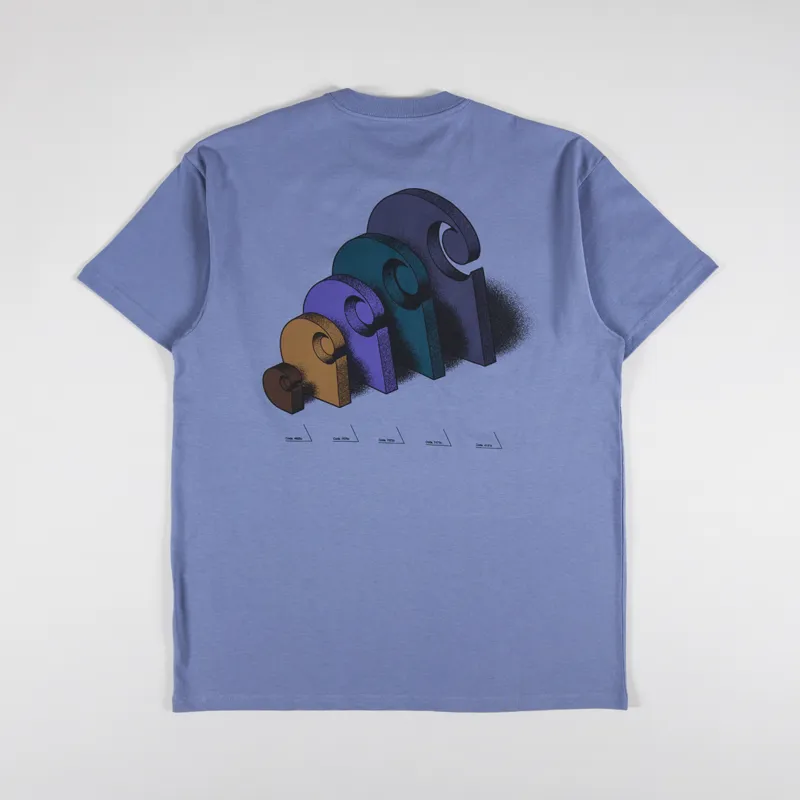 Carhartt WIP Diagram C T Shirt Bay Blue