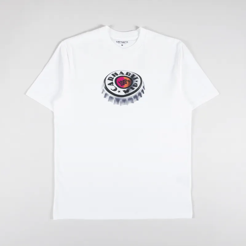 さらに100円引き◆CARHARTT◆S/S BOTTLE CAP T-SHIRT Carhartt WIP BOTTLE CAP - Print T-shirt - black - Zalando.co.uk