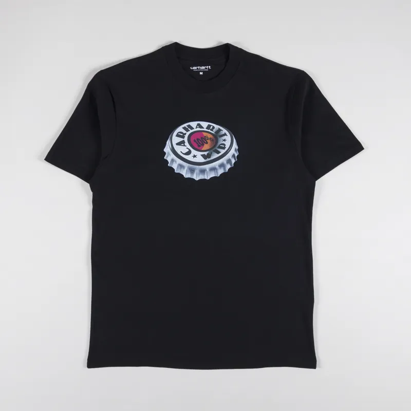Carhartt WIP Bottle Cap T Shirt Black