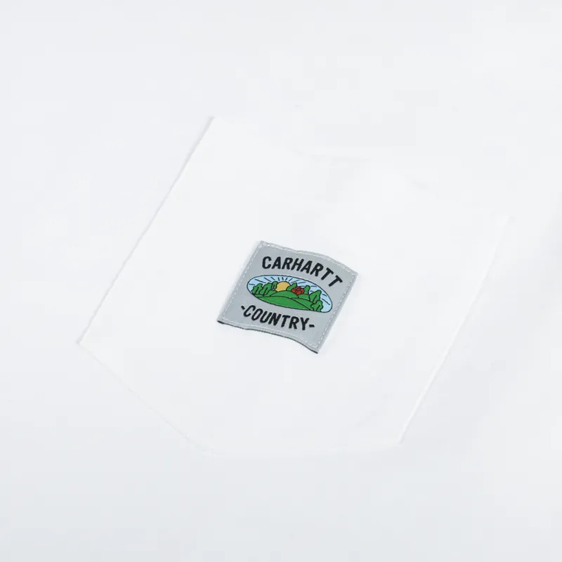 Carhartt WIP Field Pocket T Shirt White-2
