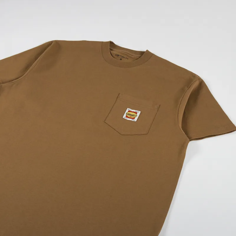 Carhartt WIP Field Pocket T Shirt Hamilton Brown-1