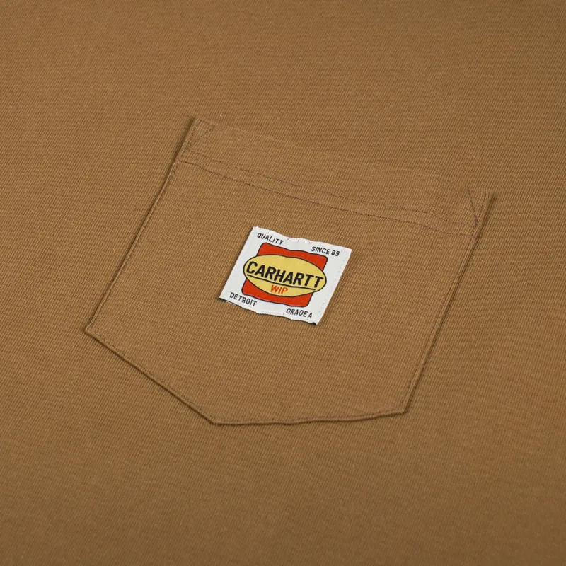 Carhartt WIP Field Pocket T Shirt Hamilton Brown-2