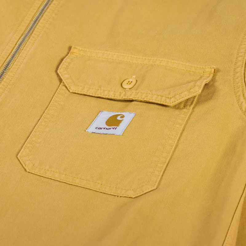 Carhartt WIP Rainer Shirt Jac Sunray Garment Dyed-6